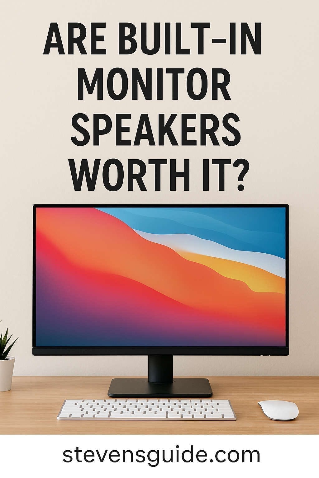 Are Built-In Monitor Speakers Worth It?