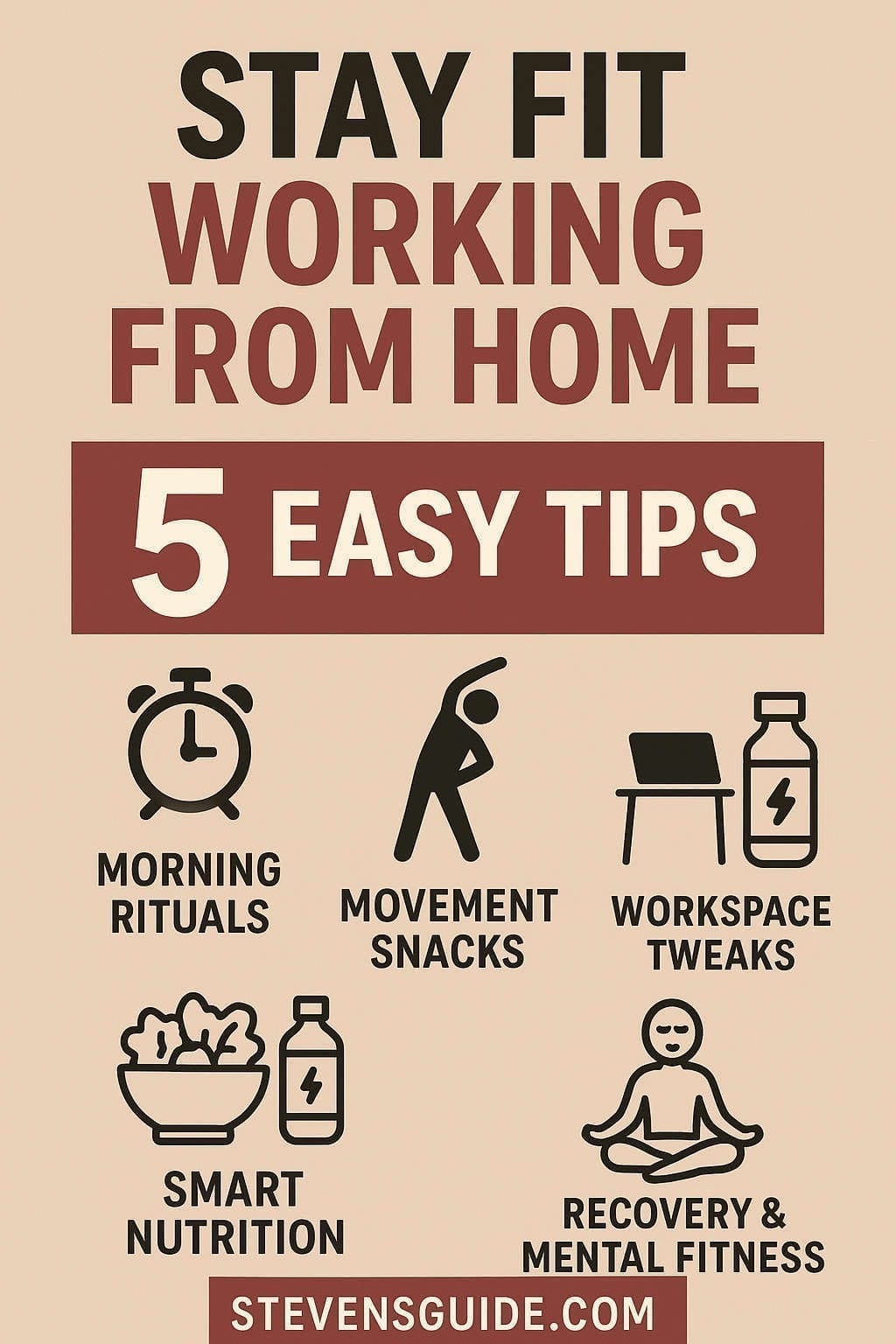 5 Simple Ways to Stay Fit When You Work From Home