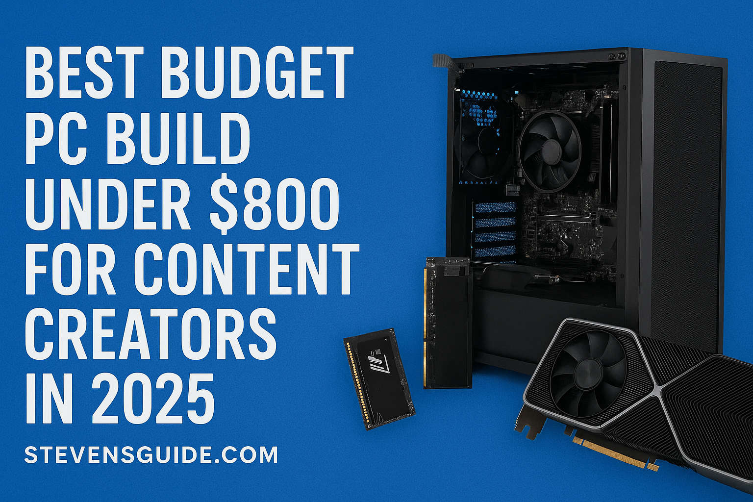 Best Budget PC Build Under $800 for Content Creators in 2025