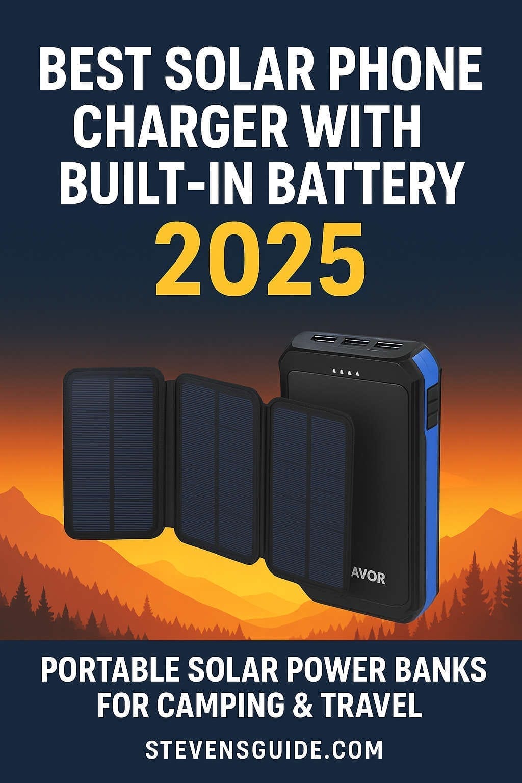 Best Solar Phone Charger with Built-In Battery (2025)