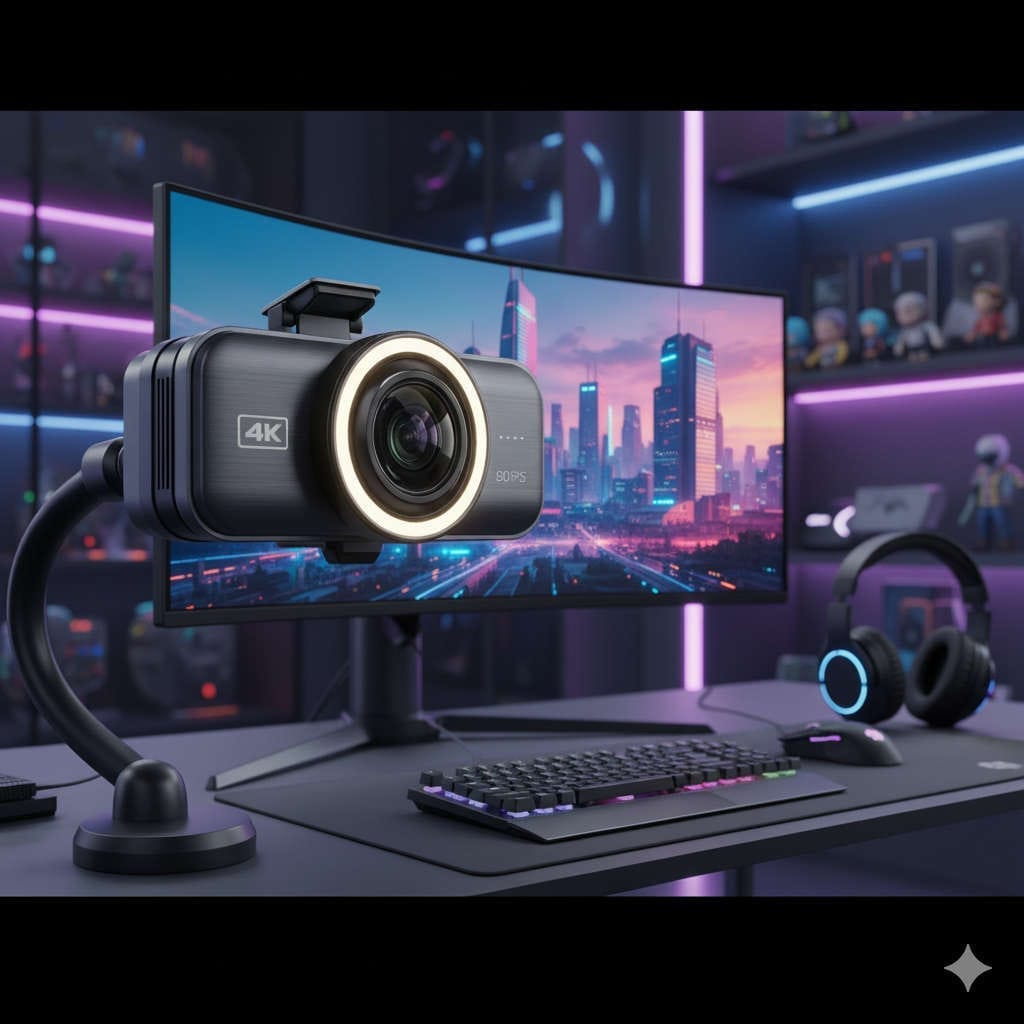 Best 4K Webcam for Streaming 2026: With Ring Light & Privacy Shutter (Top Picks)